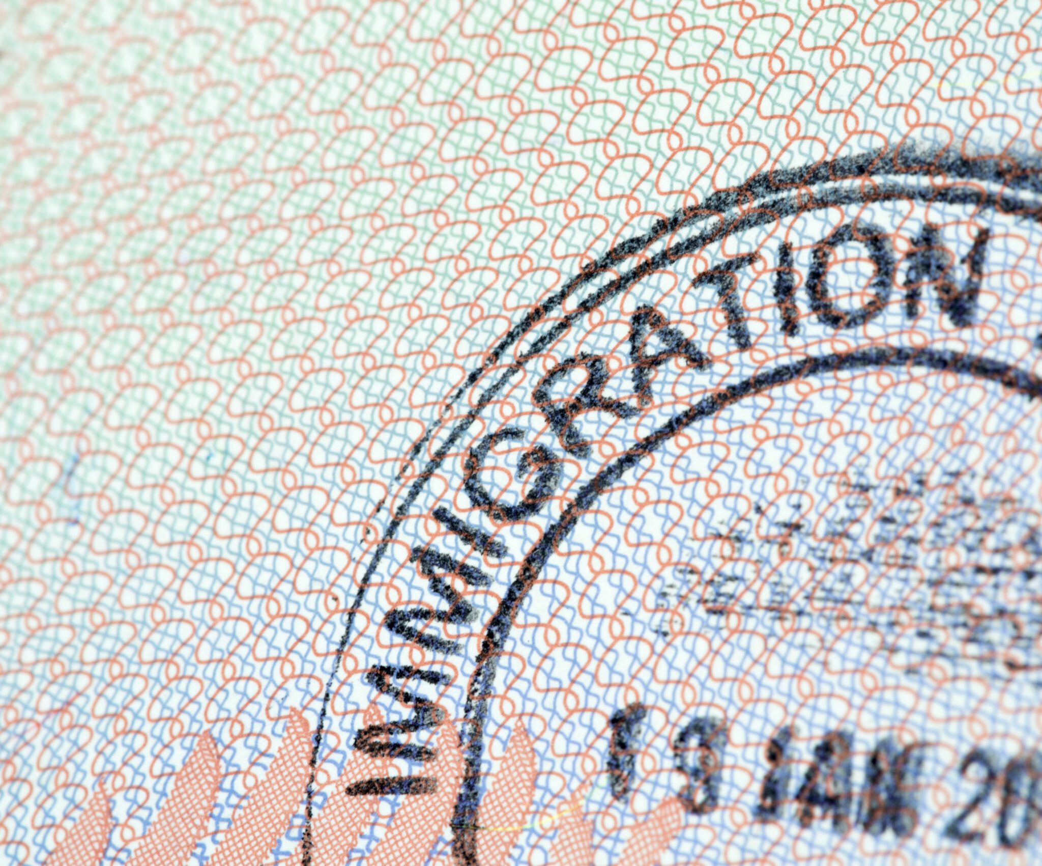 Immigration Visa Passport Stamp