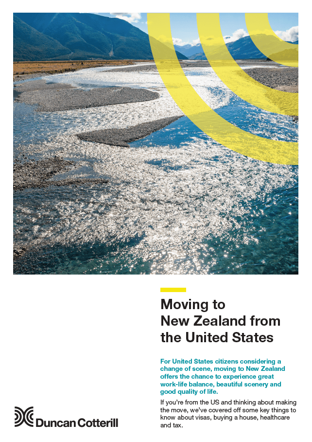 Front Cover of Duncan Cotterill's Moving to New Zealand From The United States Guide