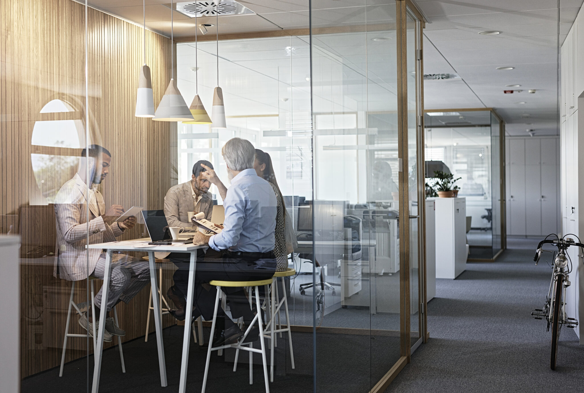 Creative business people on a meeting